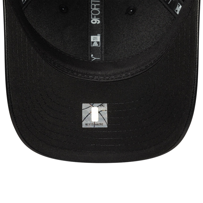 Cappellino Chicago Bulls, PU MC, New Era, 9FORTY, nero monocolore