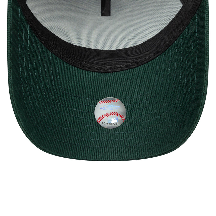Cappellino New York Yankees, con contorno a cornice, New Era, 9FORTY, monocromatico, verde
