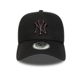 Cappellino New York Yankees, spilla a contorno, New Era, 9FORTY, nero