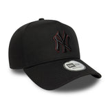Cappellino New York Yankees, spilla a contorno, New Era, 9FORTY, nero