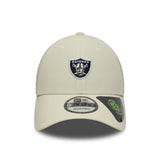 Cappellino dei Las Vegas Raiders, riciclato, 9FORTY, New Era, grigio
