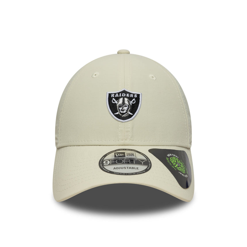 Cappellino dei Las Vegas Raiders, riciclato, 9FORTY, New Era, grigio