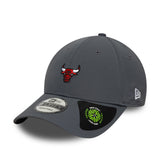 Cappellino Chicago Bulls, riciclato, 9FORTY, New Era, grigio