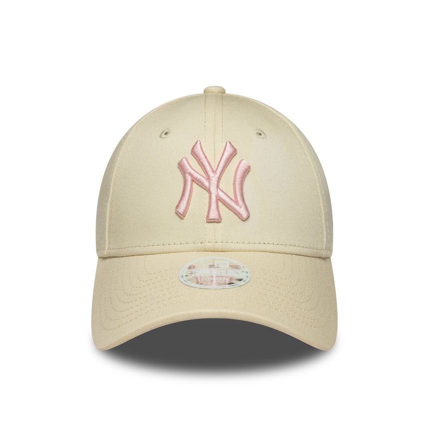 Cappellino da donna New York Yankees, New Era, 9FORTY, bianco