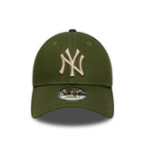 cappellino New York Yankees, tinta unita, New Era, 9FORTY, verde