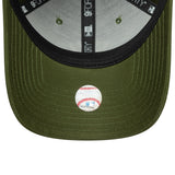 cappellino New York Yankees, tinta unita, New Era, 9FORTY, verde