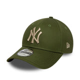 cappellino New York Yankees, tinta unita, New Era, 9FORTY, verde