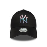 Cappellino New York Yankees, logo metallico, 9FORTY, nero