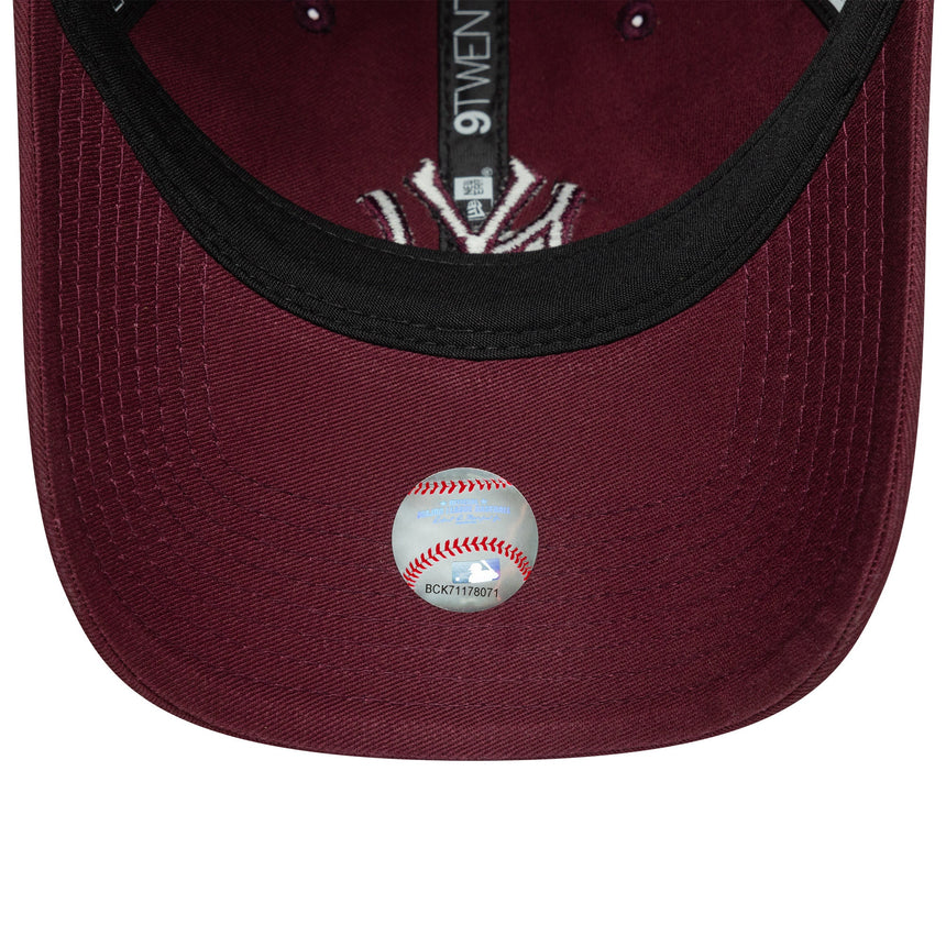 Cappellino New York Yankees, essenziale della lega, New Era, 9TWENTY, rosso
