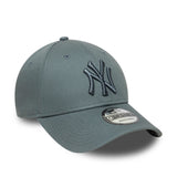 Cappellino New York Yankees, spilla essenziale della lega, New Era, 9FORTY, camouflage, grigio