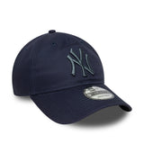Cappellino New York Yankees, essenziale per la lega, New Era, 9TWENTY, blu
