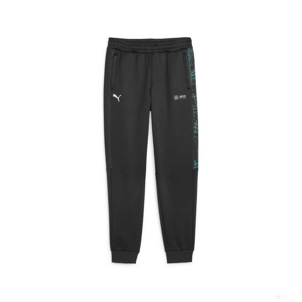 Mercedes pants, Puma, MT7, black - FansBRANDS®