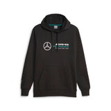 Mercedes felpa, con cappuccio, Puma, ESS, fleece, Nero