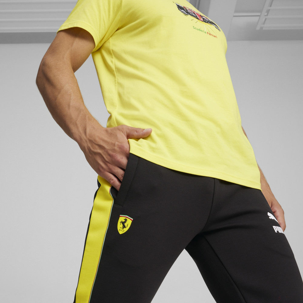 Ferrari pantaloni, Puma, Race Iconic T7 Track, nero - FansBRANDS®