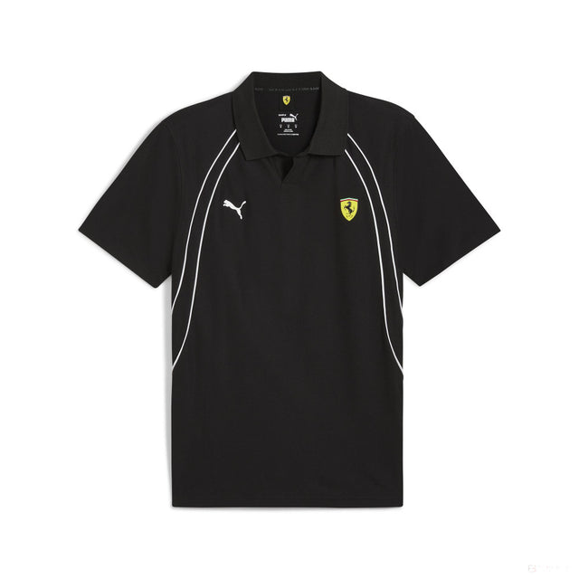 Ferrari t-shirt collo camicia, Puma, race, nero - FansBRANDS®