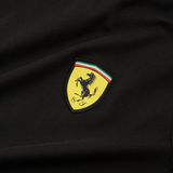 Ferrari maglietta, Puma, race colored shield, nero