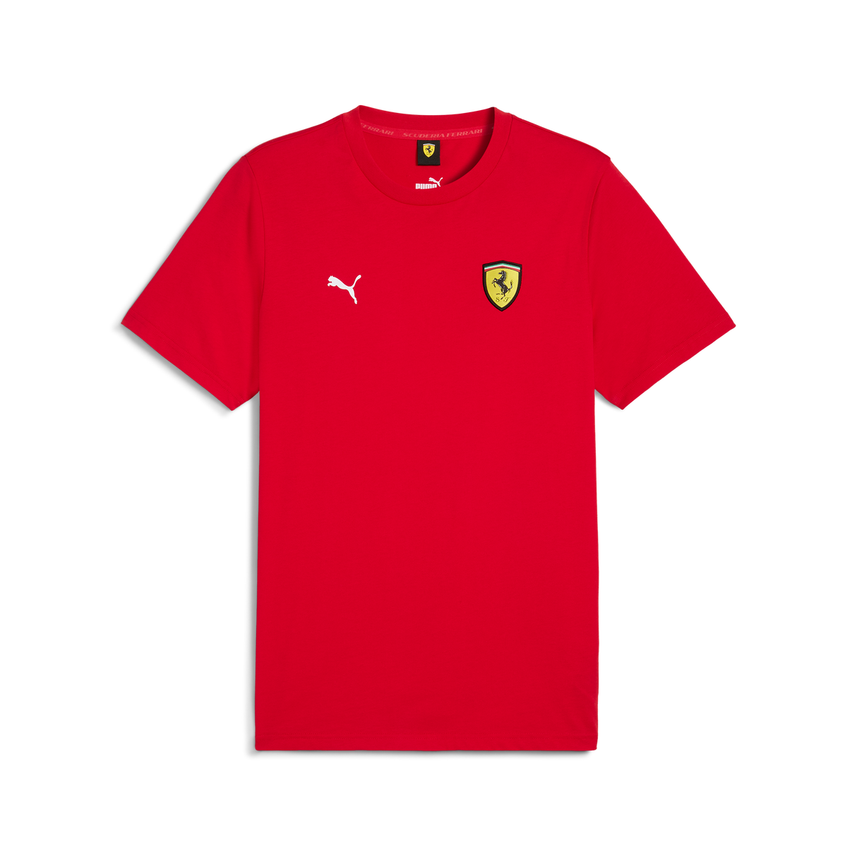 Ferrari maglietta, Puma, race colored shield, rosso