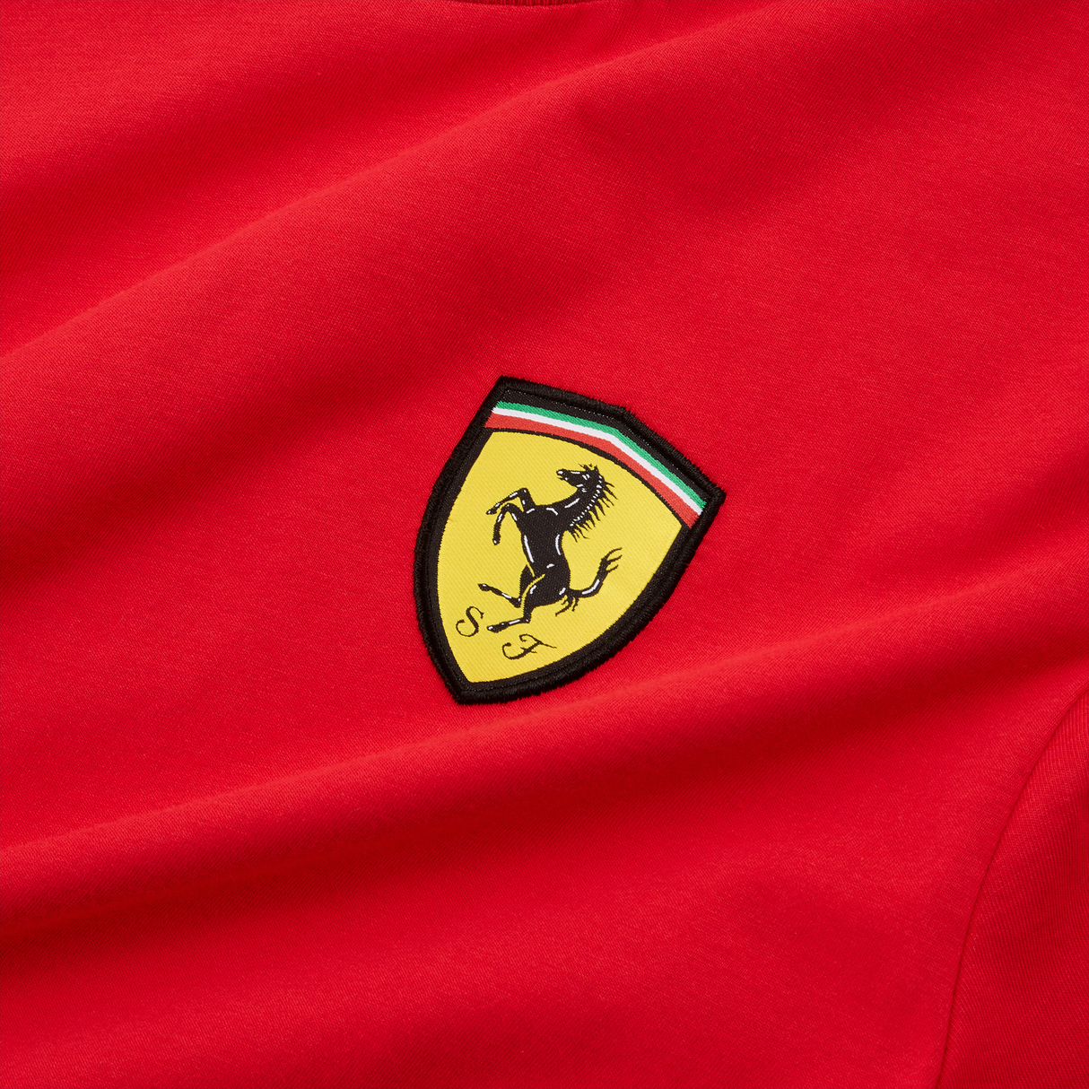 Ferrari maglietta, Puma, race colored shield, rosso