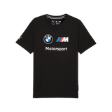 Maglietta con logo BMW, Puma, Essential, MMS, nera 🔥