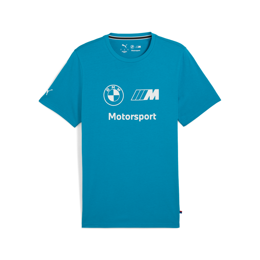Maglietta con logo BMW, Puma, Essential, MMS, blu 🔥