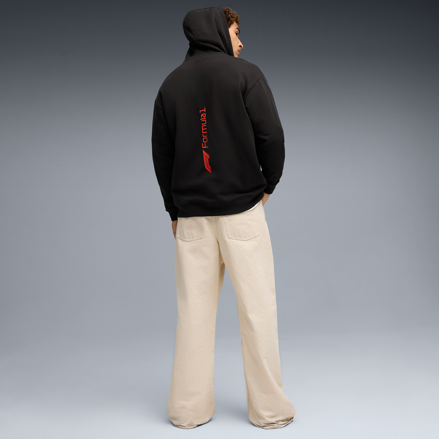 Felpa F1, Puma, Essential+, con zip intera, nera 🔥