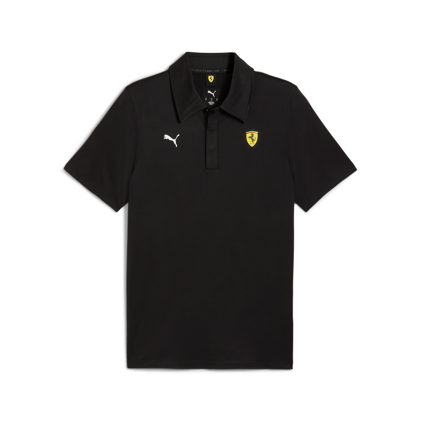 Polo Ferrari, Puma, abbigliamento sportivo cloudspun, nero 🔥