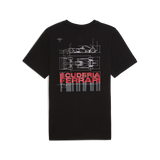 Maglietta grafica Ferrari, Puma, nera 🔥