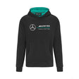 Mercedes Team Felpa Logo, Nero, 2022 - FansBRANDS®