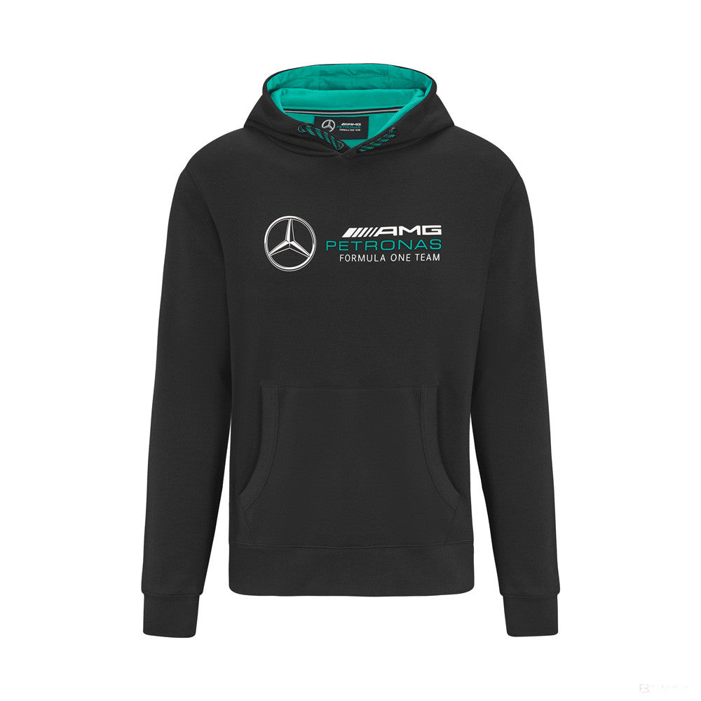 Mercedes Team Felpa Logo, Nero, 2022 - FansBRANDS®