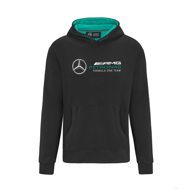 Mercedes Team Felpa Logo, Nero, 2022 - FansBRANDS®