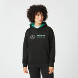 Mercedes Team Felpa Logo, Nero, 2022 - FansBRANDS®
