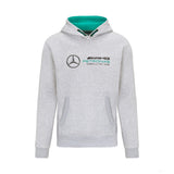 Mercedes Team Felpa Logo, Grigio, 2022 - FansBRANDS®