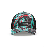 Mercedes Baseball Cappello, Graffiti, Multicolore, 2022
