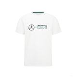 Mercedes Maglietta, Large Logo, Bianco, 2022 - FansBRANDS®