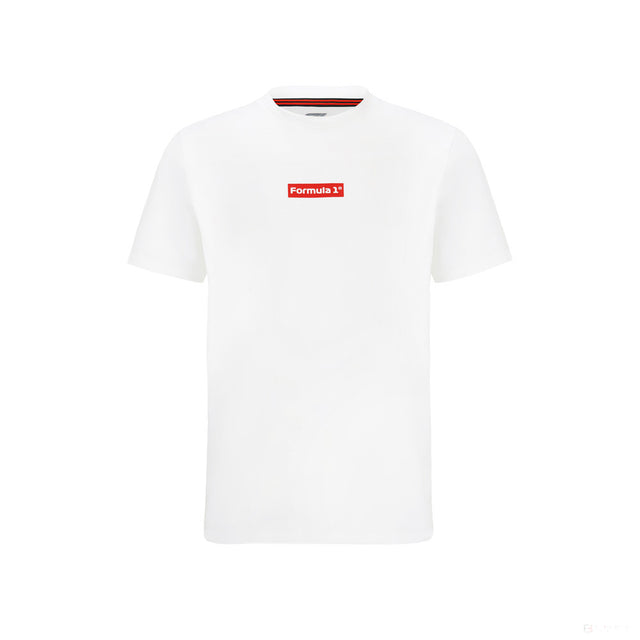 Formula 1 Maglietta, SMALL BOX LOGO GRAPHIC, Bianco, 2022 - FansBRANDS®