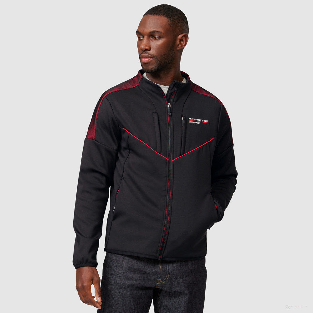 Porsche Fanwear Giacca di softshell, Nero, 2022 - FansBRANDS®