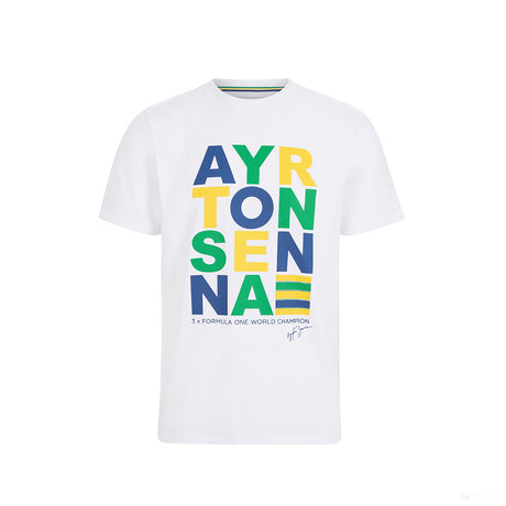 Ayrton Senna Banda Grafico Da uomo Maglietta - FansBRANDS®