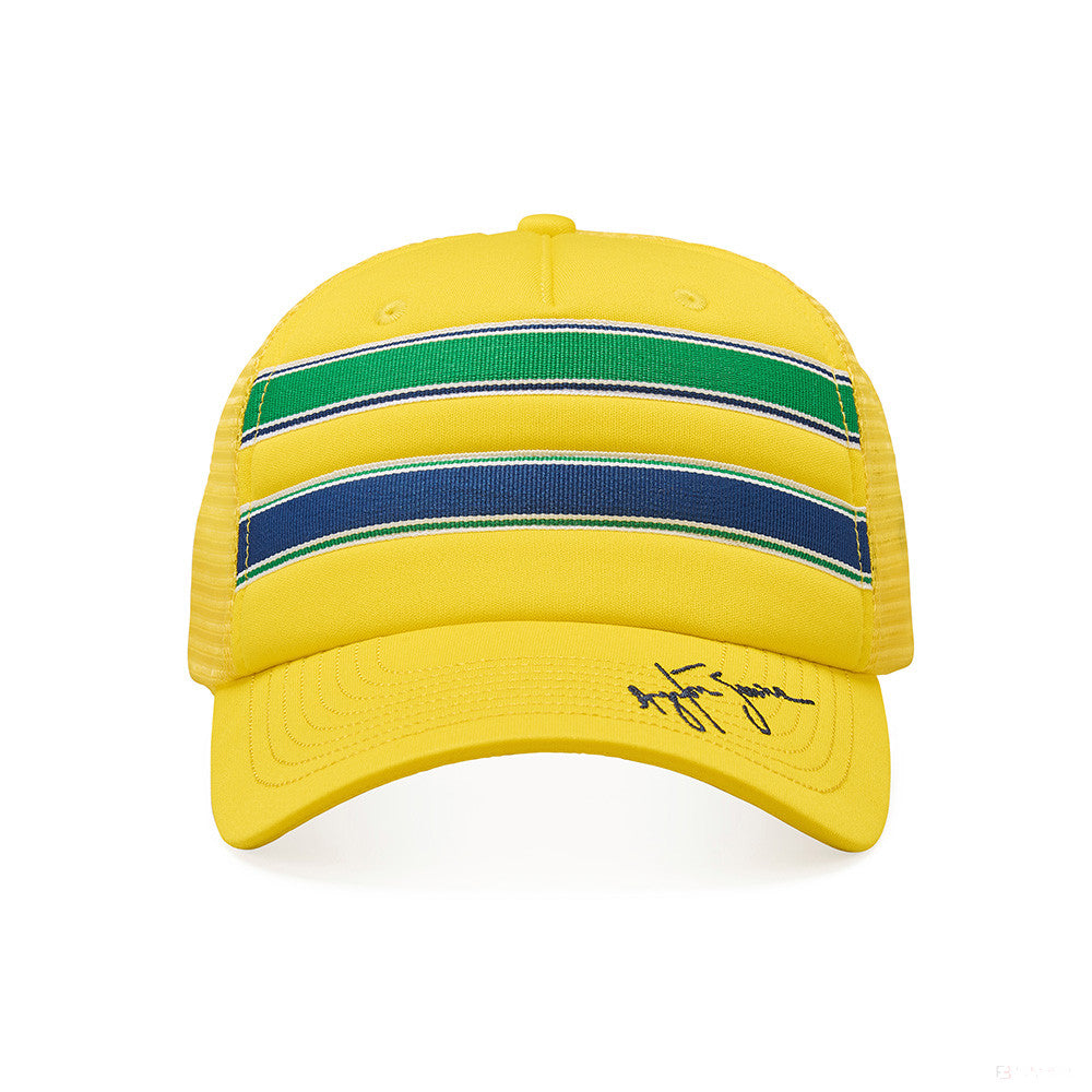 Ayrton Senna Banda Trucker Cappellino da Baseball - FansBRANDS®