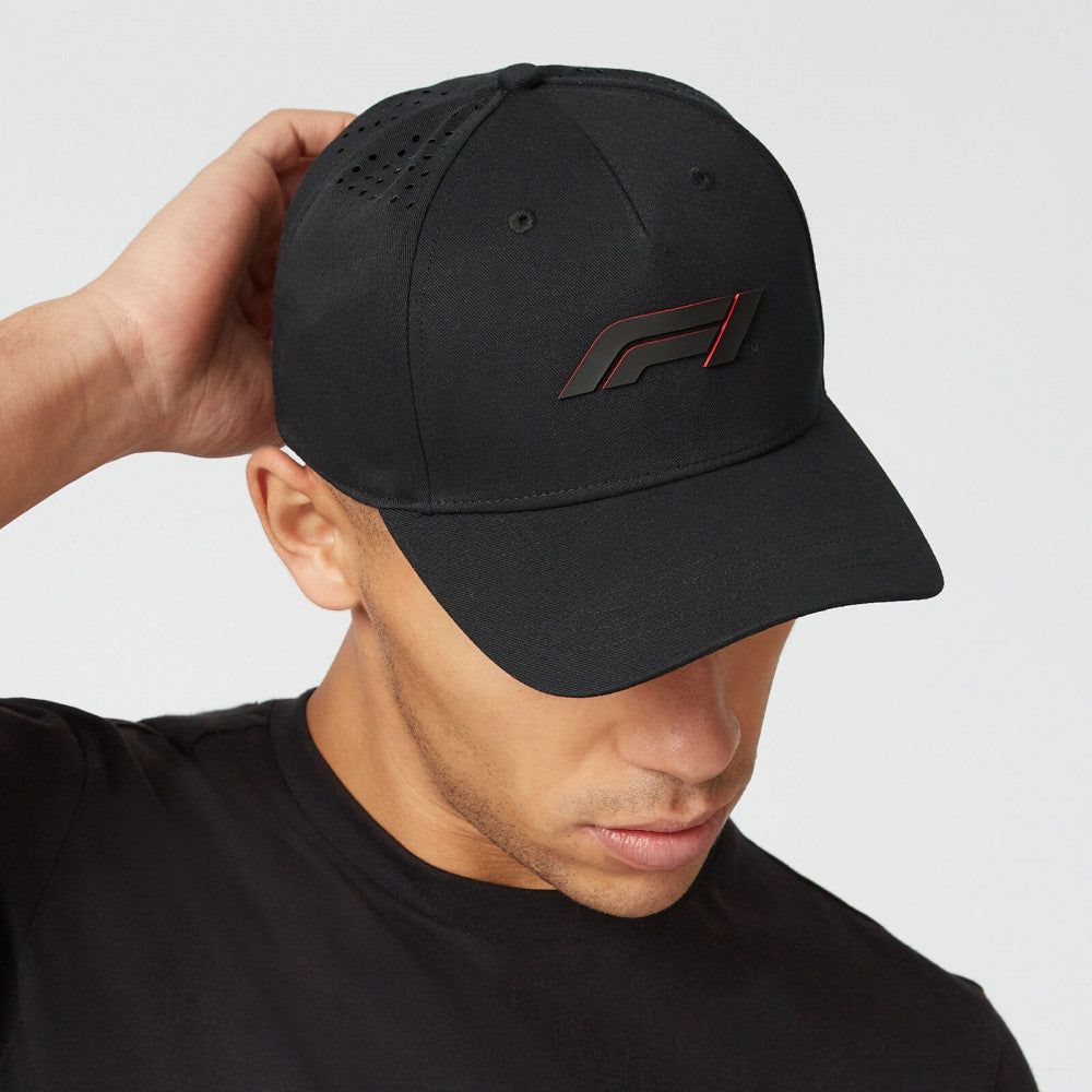Formula 1 Baseball Cappello, 3D Logo, Nero, 2022