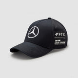 Mercedes Baseball Cappello, Lewis Hamilton Trucker, Adulto, Nero, 2022 - FansBRANDS®