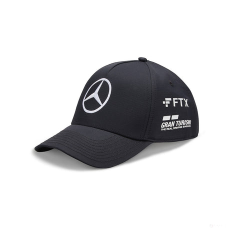 Mercedes Baseball Cappello, Lewis Hamilton, Adulto, Nero, 2022 - FansBRANDS®