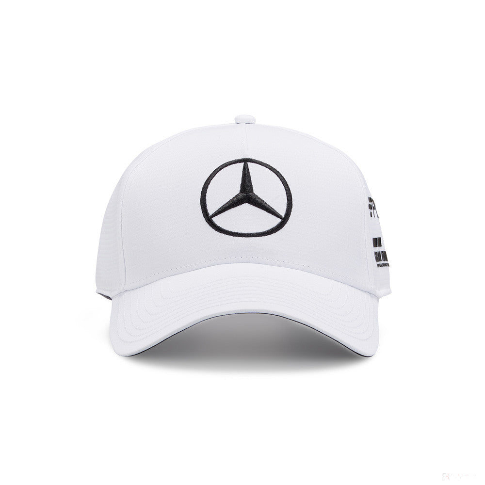 Mercedes Baseball Cappello, Lewis Hamilton, Adulto, Bianco, 2022 - FansBRANDS®