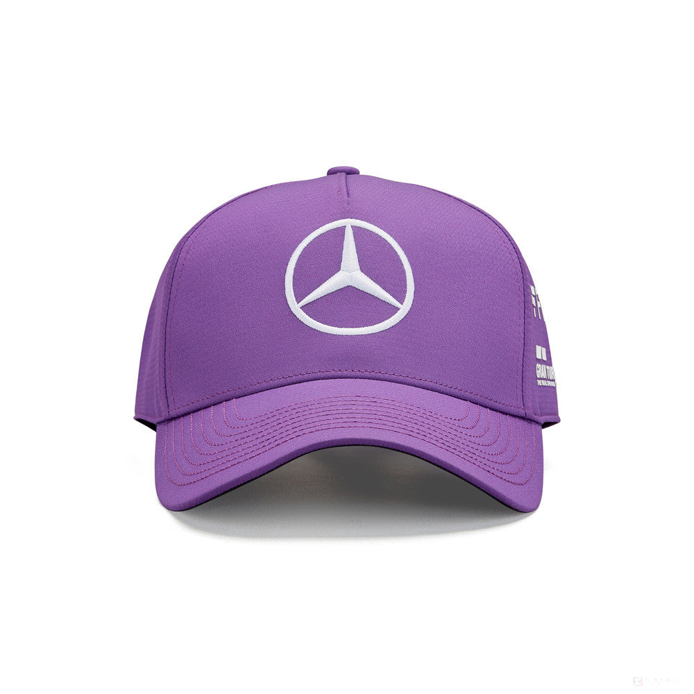 Mercedes Baseball Cappello, Lewis Hamilton, Adulto, Viola, 2022 - FansBRANDS®