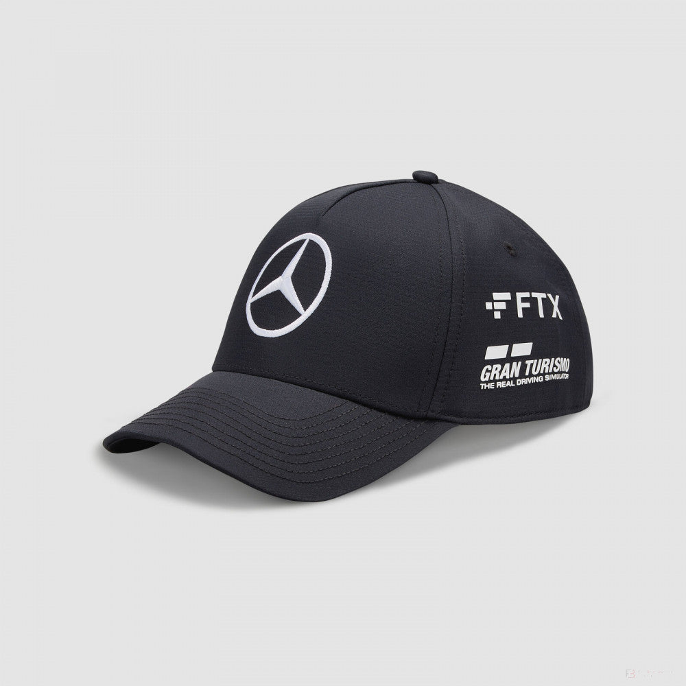 Mercedes Cappello da baseball, Lewis Hamilton, Bambino, Nero, 2022