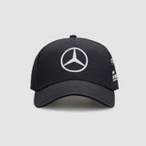 Mercedes Cappello da baseball, Lewis Hamilton, Bambino, Nero, 2022