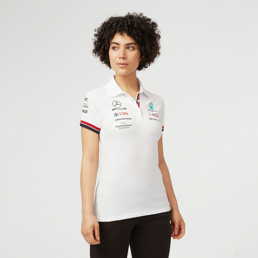 Mercedes Team Polo per donne, Bianco, 2022 - FansBRANDS®