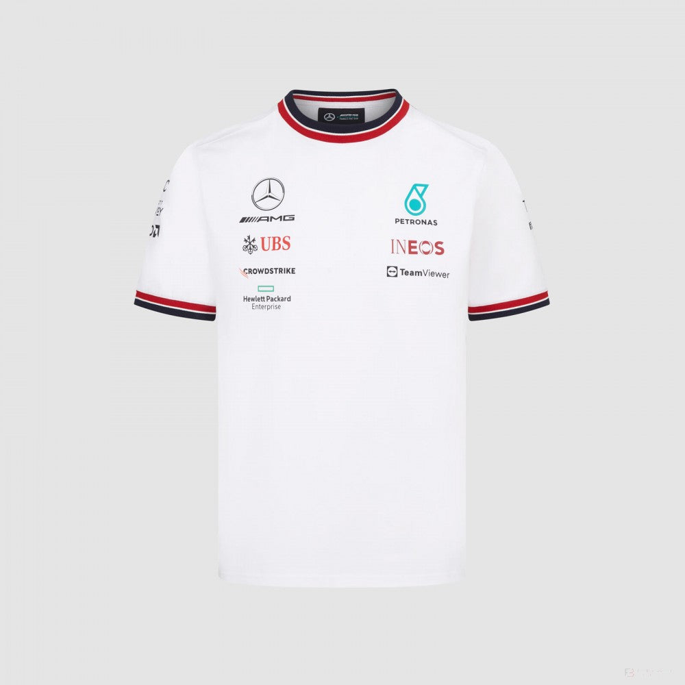 Mercedes Team Maglietta per bambini, Bianco, 2022
