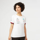 Mercedes Team Maglietta per donne, Bianco, 2022