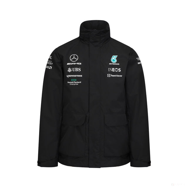 Mercedes Team Giacca di pioggia Nero, 2022 - FansBRANDS®