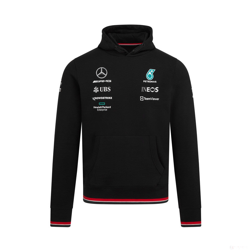 Mercedes Team Felpa, Nero, 2022